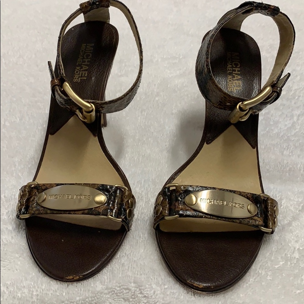 Michael Kors Python High Heel Sandal - image 2
